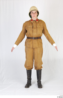  Photos Woman in Army Explorer suit 1 19th century Army a poses historical clothing whole body 0001.jpg